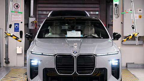Die neue BMW 7er-Modellreihe wird im Werk Dingolfing gefertigt.