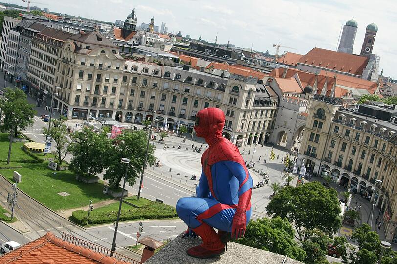 Zum Filmstart des neuen Marvel-Klassikers hat sich das Mathäser-Kino eine spektakuläre Aktion einfallen lassen ...
