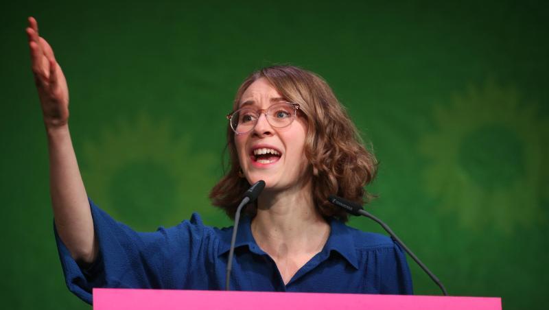 Grünen-Politikerin Eva Lettenbauer spricht auf einem Parteitag. Foto: Karl-Josef Hildenbrand/dpa/Archivbild Grünen-Politikerin Eva Lettenbauer spricht auf einem Parteitag. Foto: Karl-Josef Hildenbrand/dpa/Archivbild