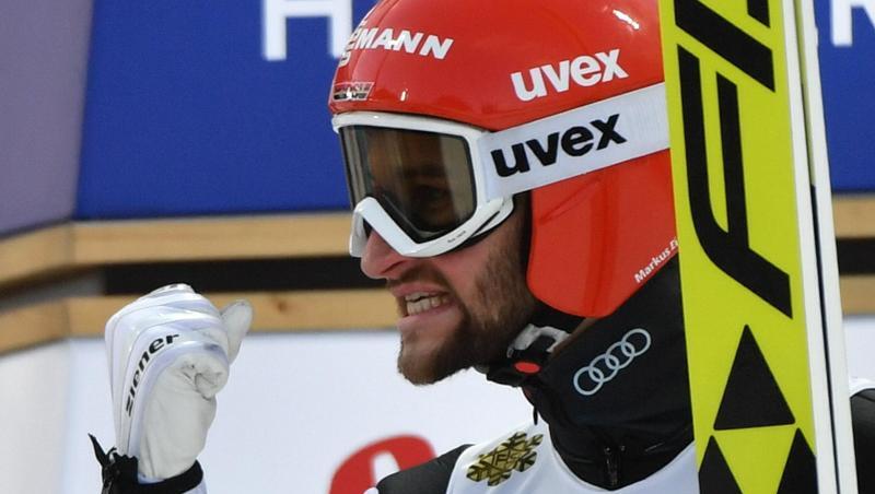 Markus Eisenbichler hat bei der Weltmeisterschaft in Seefeld drei Goldmedaillen errungen. Markus Eisenbichler hat bei der Weltmeisterschaft in Seefeld drei Goldmedaillen errungen.