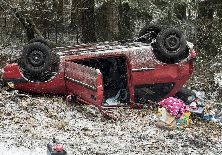 Heftiger Unfall im Landkreis Traunstein.