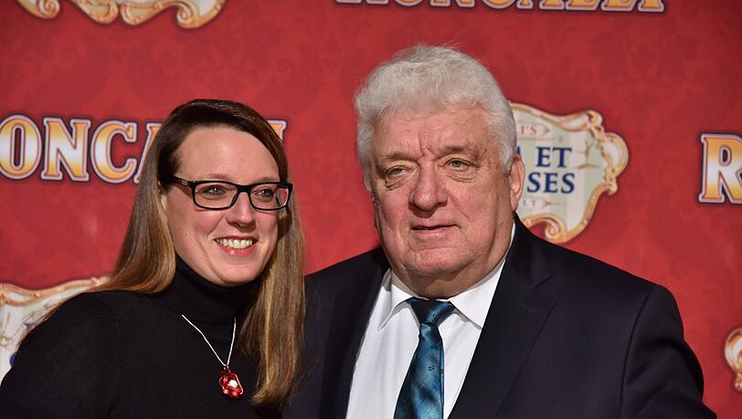 Hans Meiser mit Tochter Anouk 2016 bei der Premiere der Roncalli Dinnershow in Köln.