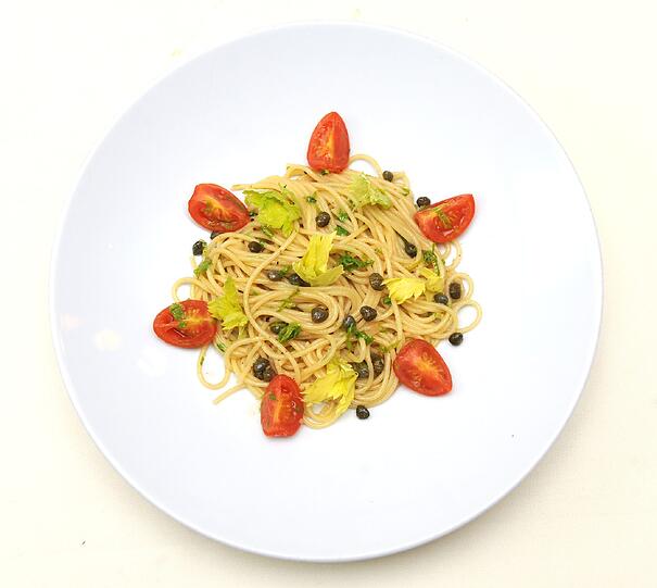Mario Gambas Spaghetti mit Sardellen und Kapern
