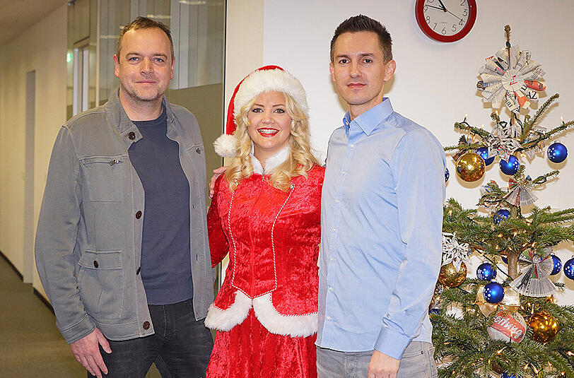 Cornelia Heidler zu Besuch in der AZ-Redaktion.