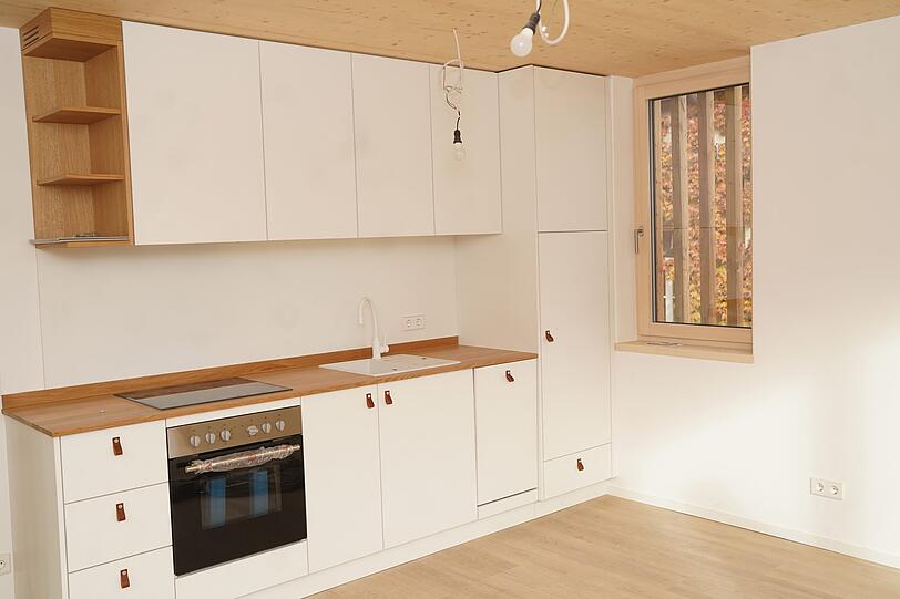 Eine hochwertige Schreinerküche ist in der Wohnung schon drin. Eine hochwertige Schreinerküche ist in der Wohnung schon drin.