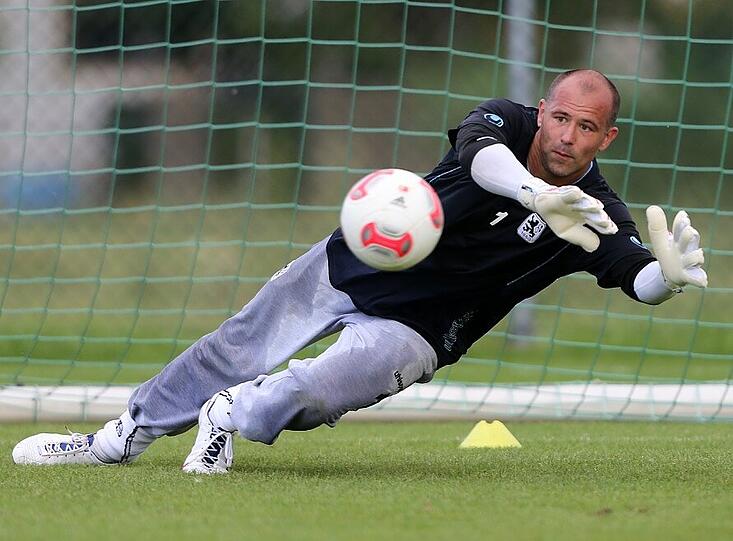 Die Nummer Eins des TSV 1860 Gabor Kiraly kam bei der 1:4 Niederlage der ungarischen Nationalmannschaft gegen die Niederlande nicht zum Einsatz.