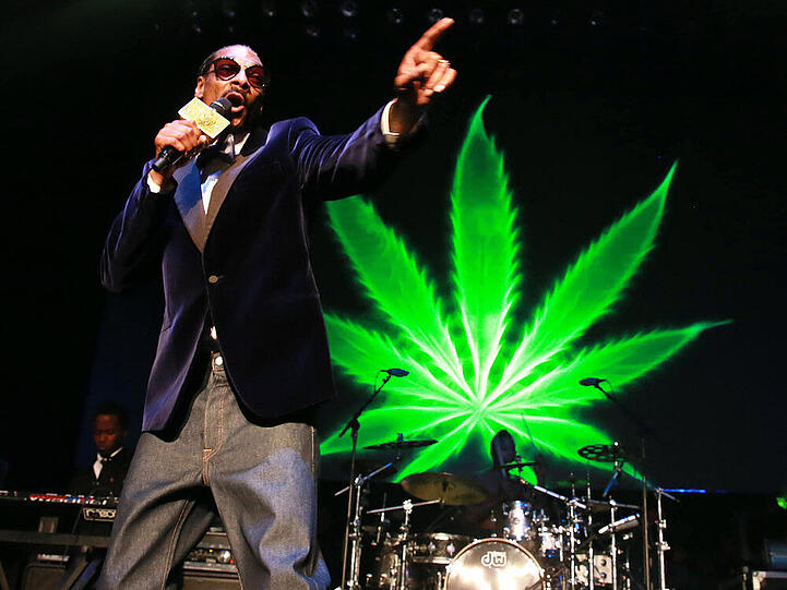 Offenbar ein wahrer Kraut-Fan: Snoop Dogg