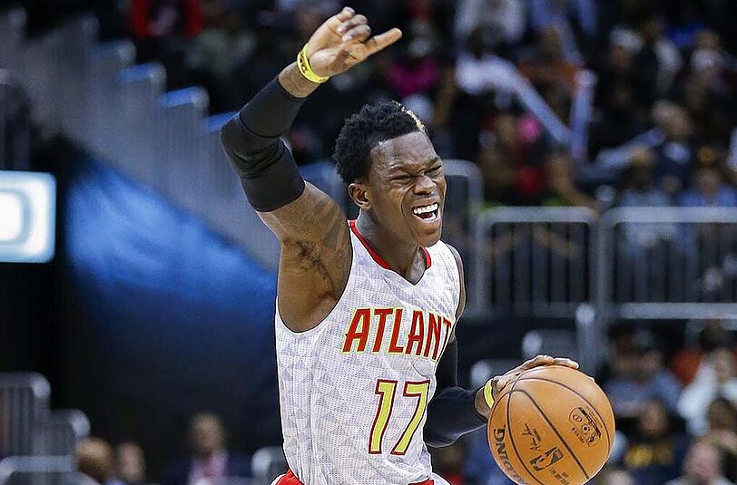 Der deutsche Nationalspieler Dennis Schröder verlor mit seinen Atlanta Hawks gegen die Toronto Raptors.