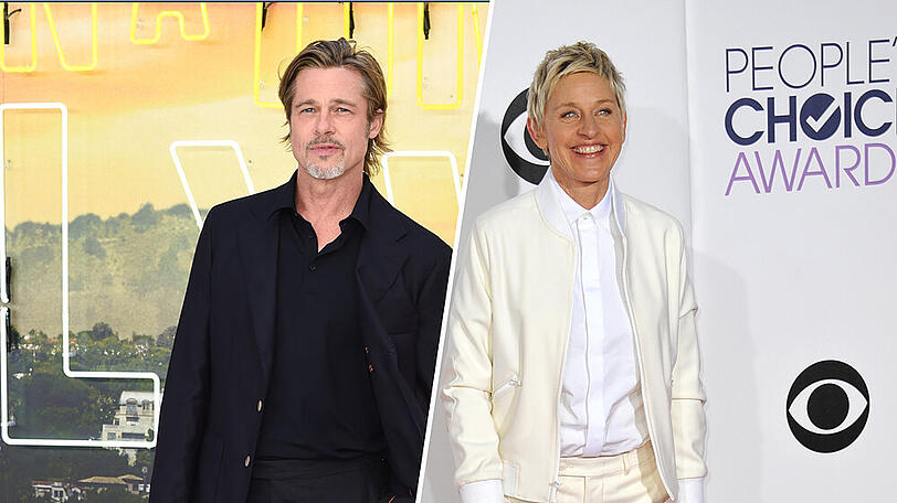 Brad Pitt und Ellen DeGeneres haben ein Geheimnis
