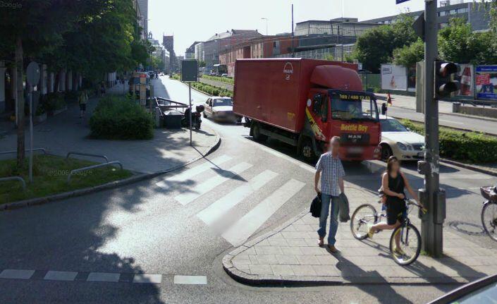 Viel befahren: Die Arnulfstraße, Ecke Seidlstraße.