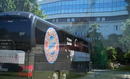 Video: Bayern-Fans in Italien