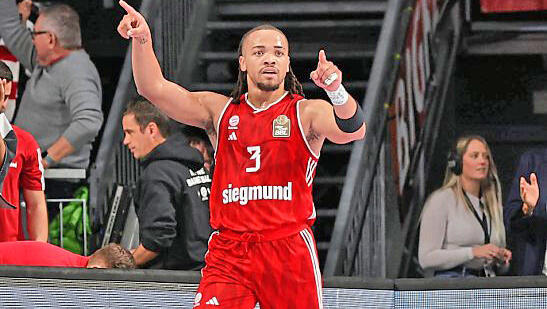 Gab wieder mal die Siegrichtung vor: Carsen Edwards.