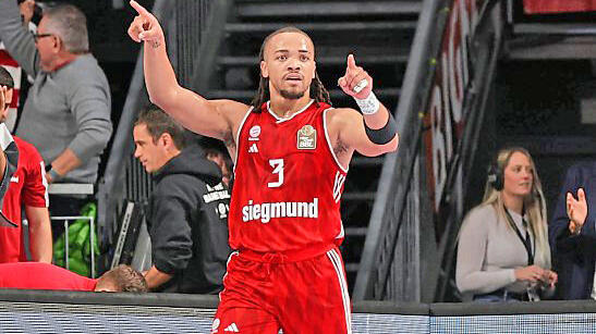 Gab wieder mal die Siegrichtung vor: Carsen Edwards.