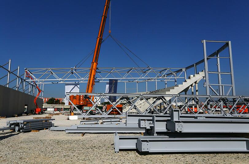 Die Bilder von der Apassionata-Baustelle in Fröttmaning.
