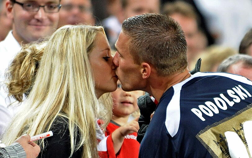 Lukas Podolski und seine Monika gaben sich diese Woche das Ja-Wort.