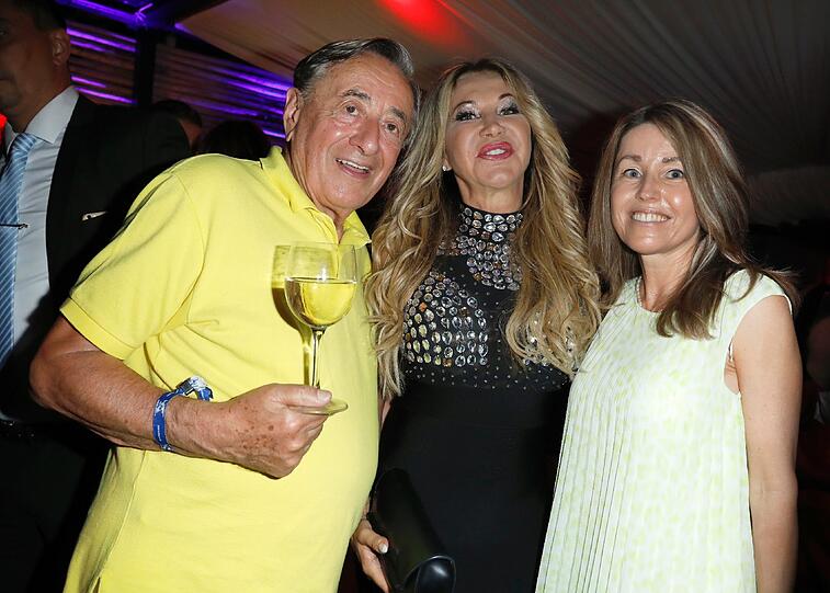 Richard Lugner, Carmen Geiss und Andrea Stylianou