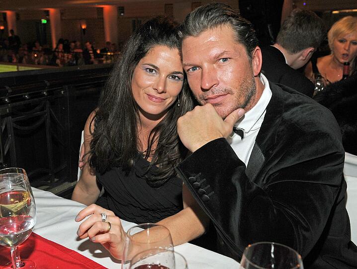 Die große Liebe: Hardy Krüger jr. und seine zweite Frau Katrin. Bei ihrer jüngsten Tochter sind sie besonders vorsichtig.