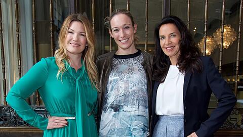 Jessica Libbertz , Christine Theiss und Clarissa Käfer
