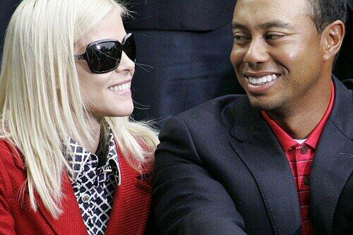 Bild aus besseren Tagen: Tiger Woods mit Ehefrau Elin Nordegren