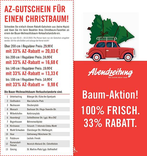 Halten Sie in Ihrer AZ Ausschau nach diesem Rabattcoupon.