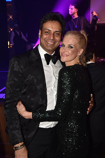 Natascha Gr&uuml;n und Freund Param Singh