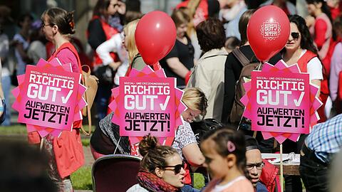 Ab Montag: unbefristeter Streik im Sozial- und Erziehungsdienst.