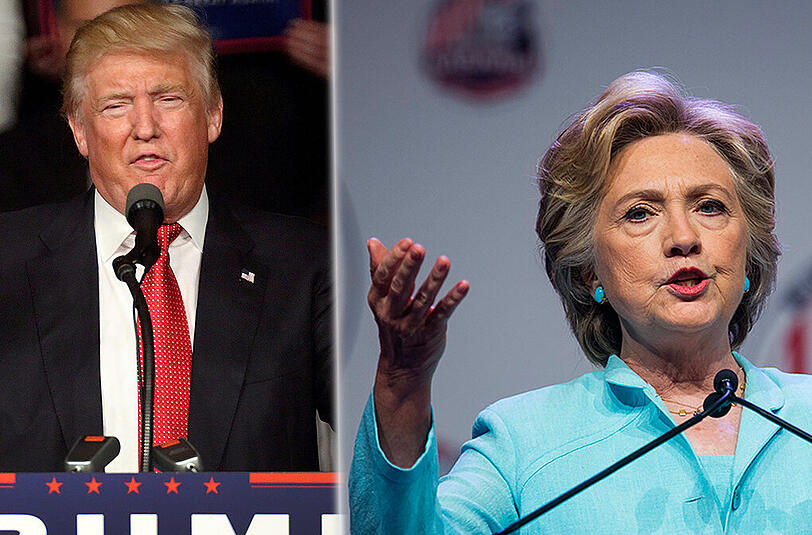 Donald Trump und Hillary Clinton treffen sich heute Abend zum ersten TV-Duell.