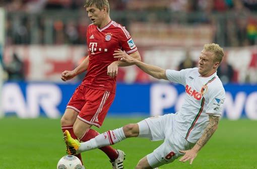 Toni Kroos: Note 3. Wieder nahe an der perfekten Passquote &ndash; weil er viel quer spielte. Der letzte Punch nach vorne fehlt ihm derzeit.