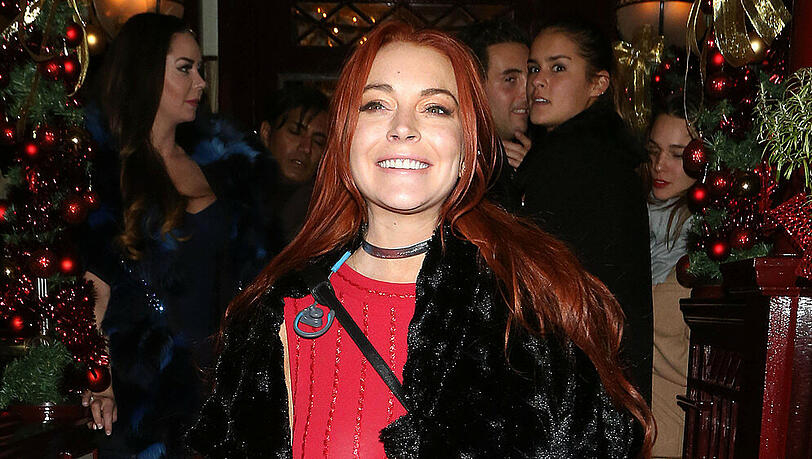 Hat im Gegensatz zu ihren App-Usern gut lachen: Lindsay Lohan Hat im Gegensatz zu ihren App-Usern gut lachen: Lindsay Lohan
