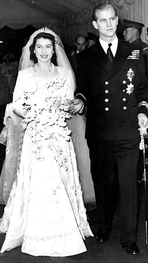 20. November 1947: Prinzessin Elizabeth von England heiratet
20. November 1947: Prinzessin Elizabeth von England heiratet Prinz Philip von Griechenland und Dänemark.
