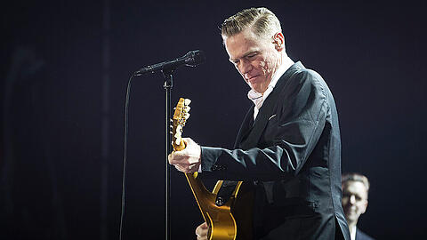 Bryan Adams beim Tour-Auftakt in Madrid.