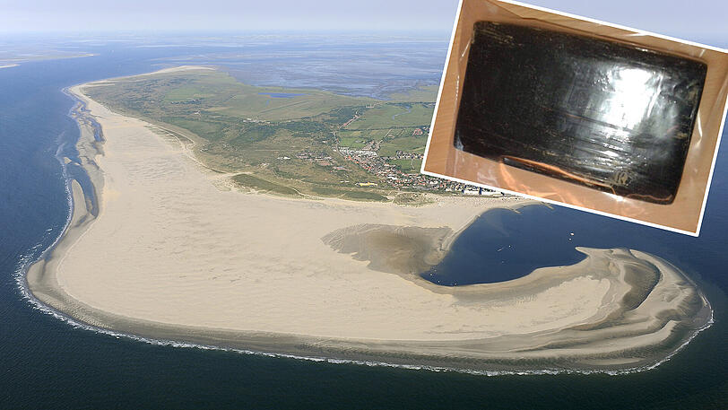 Kokain als Strandgut in Ostfriesland.