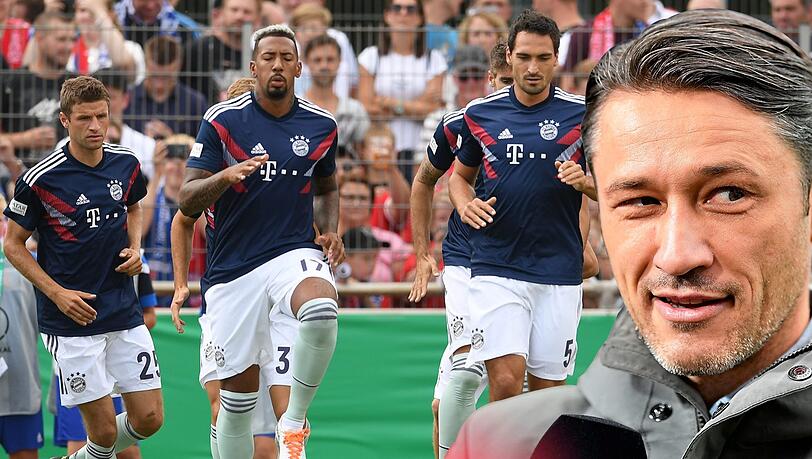 FC Bayern-Coach Niko Kovac erwartet von Thomas Müller, Jérôme Boateng und Mats Hummels nun eine Trotzreaktion. FC Bayern-Coach Niko Kovac erwartet von Thomas Müller, Jérôme Boateng und Mats Hummels nun eine Trotzreaktion.
