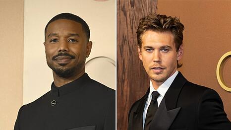 Gehen schon bald gemeinsam auf Verbrecherjagd als Ricardo "Rico" Tubbs und James "Sonny" Crockett: Michael B. Jordan (l.) und Austin Butler.