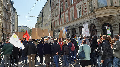 Letztes Jahr kamen hunderte zu den Maidemos in München. Dieses Jahr sind maximal 50 Personen erlaubt.