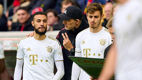 Setzt derzeit nicht auf Noussair Mazraoui: Bayern-Trainer Thomas Tuchel.