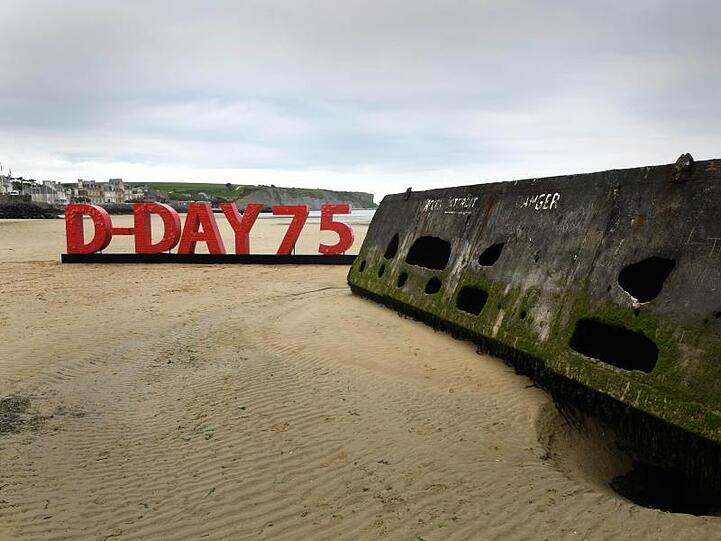 Am 6. Juni 1944 waren alliierte Truppen im Zweiten Weltkrieg in der Normandie gelandet.