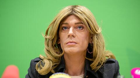 Selbstbewusster Auftritt: Tessa Ganserer gestern bei ihrer Pressekonferenz im Landtag.