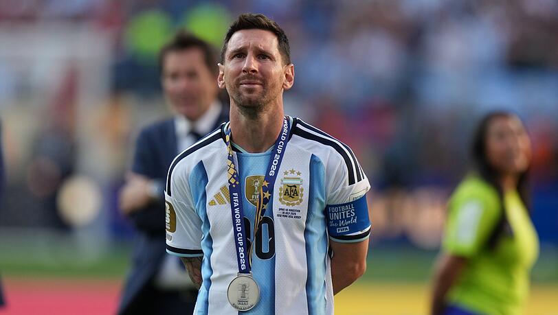 Messi vergoss nach dem verlorenen Finale Tränen. (Archivbild) Messi vergoss nach dem verlorenen Finale Tränen. (Archivbild)