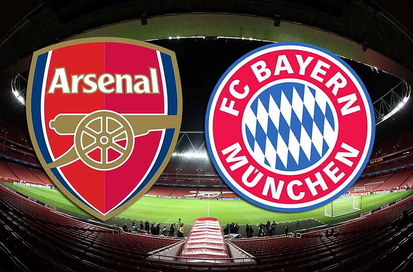 FC Arsenal gegen FC Bayern in der Champions League: So können Sie das Spiel live im TV, im Internet per Online-Livestream oder im Liveticker sehen. Die AZ gibt eine Übersicht.