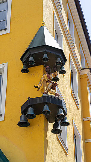 Das kleine Glockenspiel in der Sendlinger Straße.