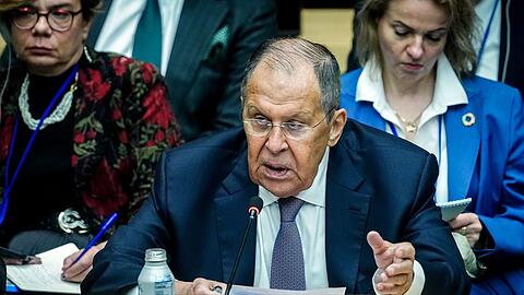Russlands Außenminister Lawrow sichert Venezuela Moskaus Solidarität bei der Auseinandersetzung mit den USA zu. (Archivbild)