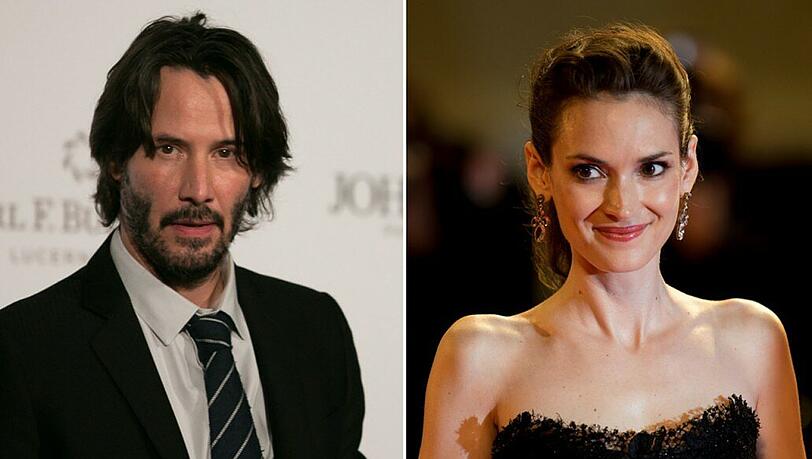Sehen sich bald auf einer Hochzeit wieder: Keanu Reeves und Winona Ryder.