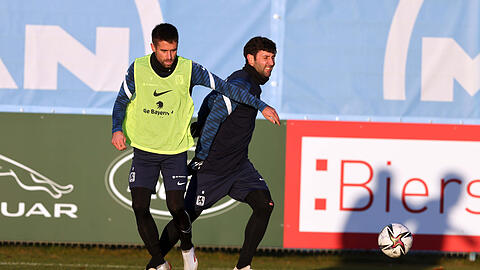 Stefan Lex und Stephan Salger nahmen wieder am Training des TSV 1860 teil. (Archivbild)