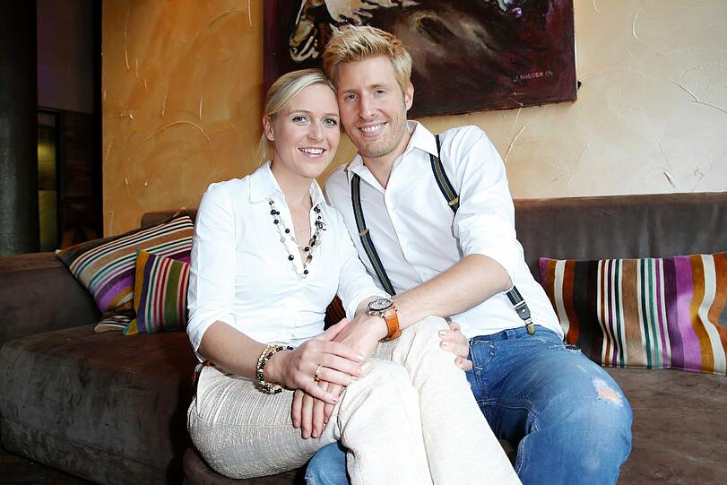 Maxi Arland und Ehefrau