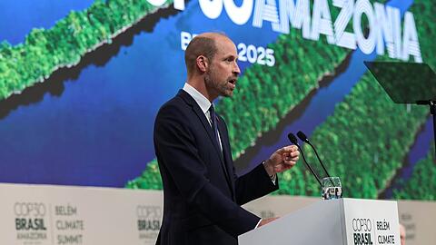 Prinz William beim letzten Earthshot Prize in Brasilien.