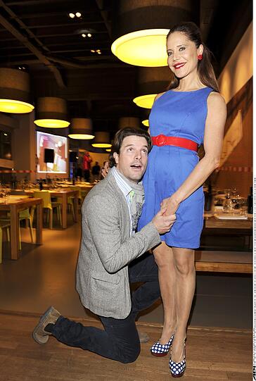 Stars feiern im Restaurant Olympiasee eine kulinarische Party: Mit dabei Doreen Dietel, Wigald Boning, Simone Ballack