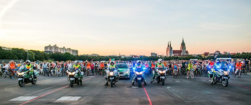 Über 16.000 Münchner waren bei der siebten Radlnacht dabei. Die Bilder.
