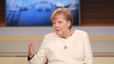 Bundeskanzlerin Angela Merkel zu Gast in der ARD-Talksendung "Anne Will".
