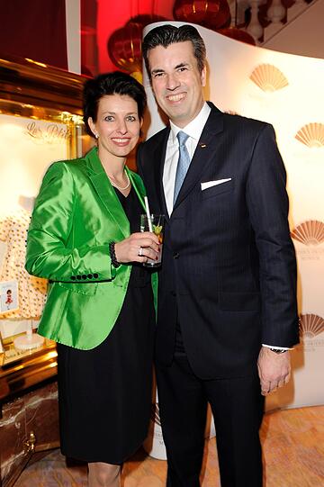 Wolfgang Greiner (General Manager Mandarin Oriental, München) und Frau Kathrin.